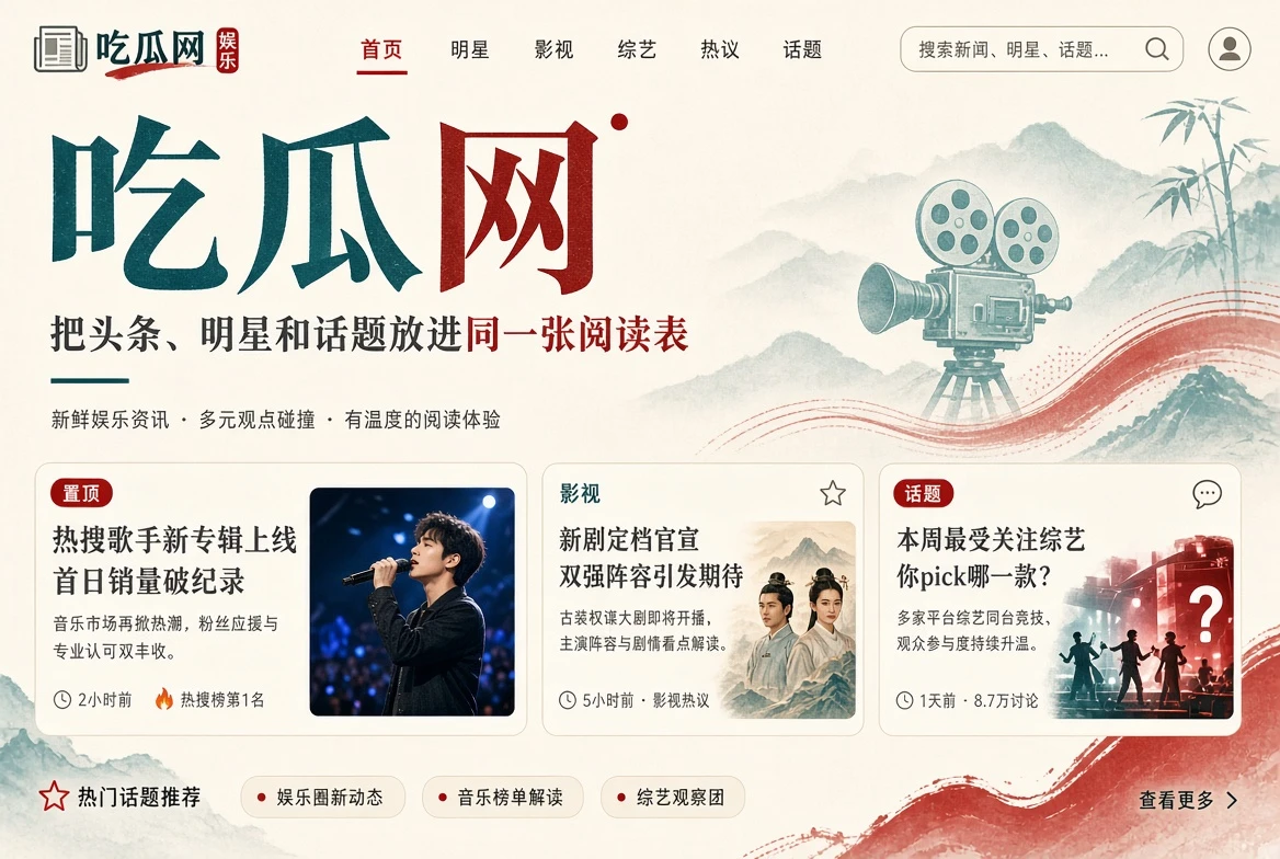 吃瓜网娱乐资讯封面